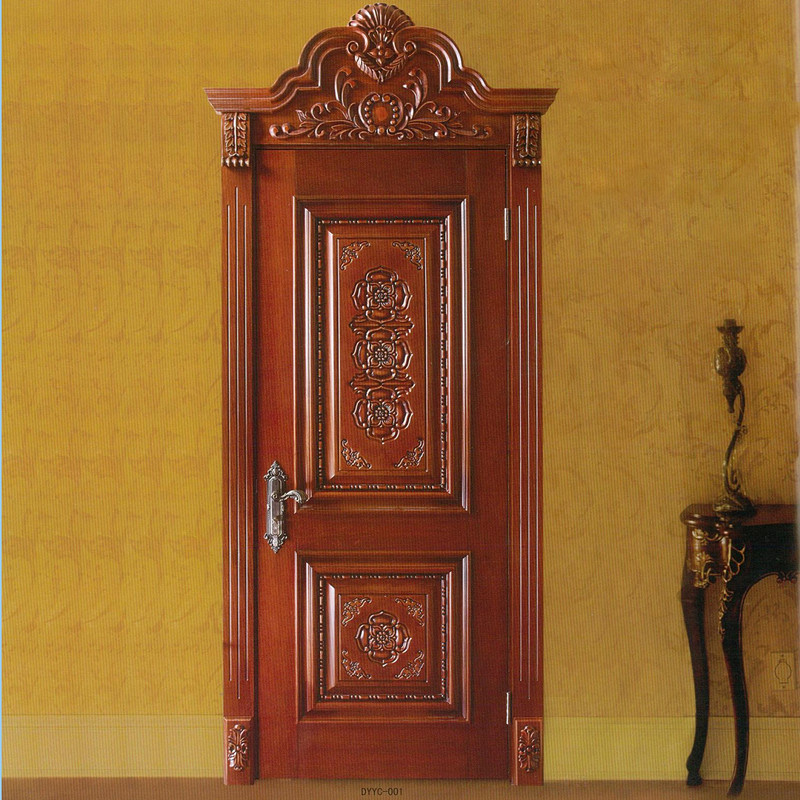 Luxury Solid Wood Door, Wooden Door (DYYG-001)